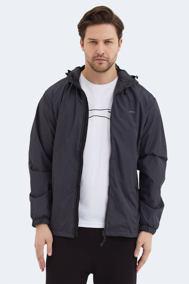 Slazenger OFANS Erkek Mont & Kaban Koyu Gri
