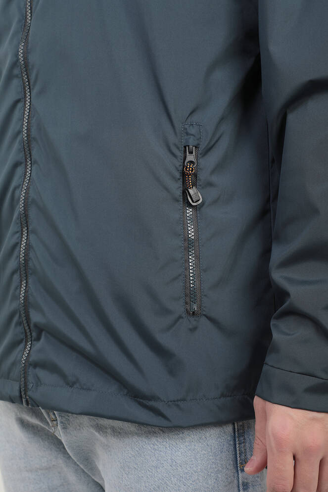Slazenger OFANS Erkek Mont & Ceket Petrol Mavi