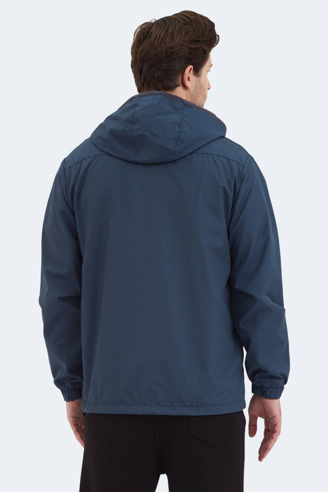 Slazenger OFANS Erkek Mont & Ceket Petrol Mavi