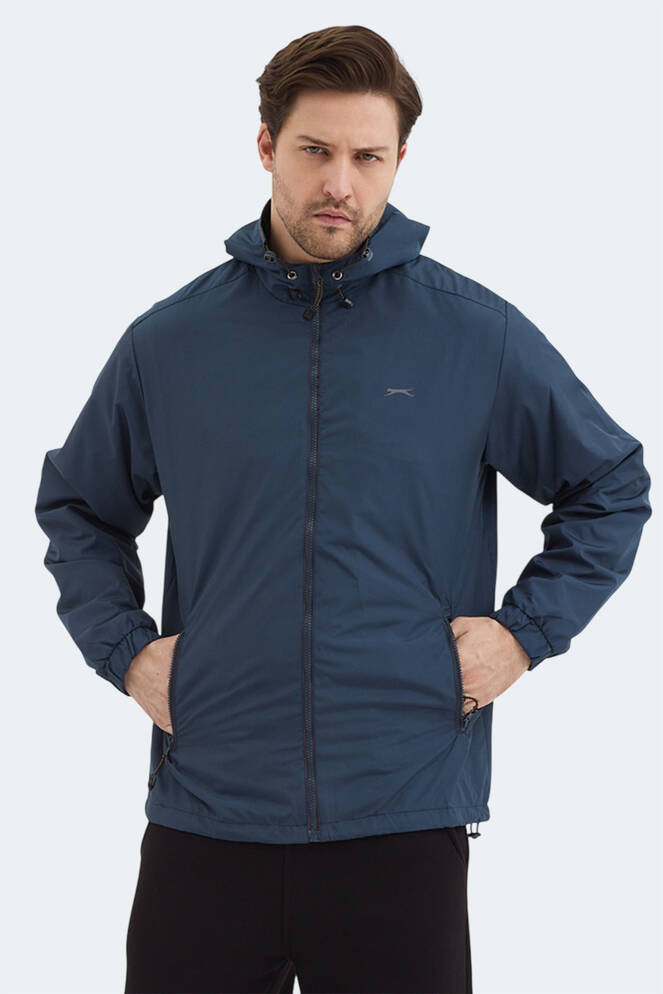 Slazenger OFANS Erkek Mont & Ceket Petrol Mavi