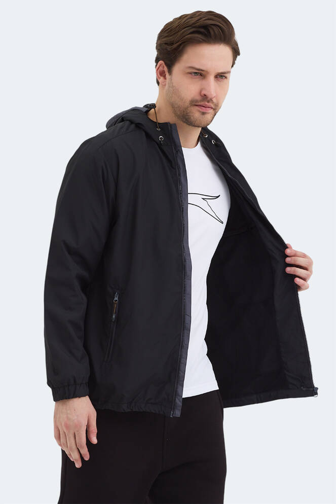 Slazenger OFANS Erkek Mont & Ceket Siyah