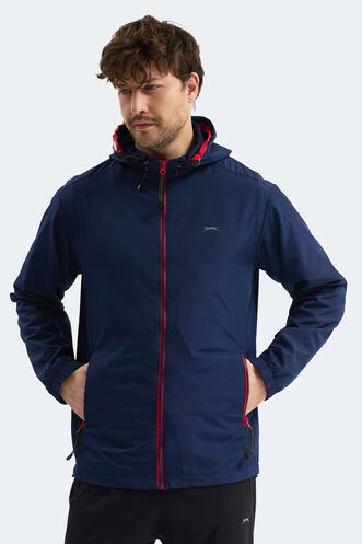 Slazenger OFANS Erkek Yağmurluk Lacivert - Thumbnail