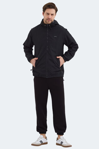 Slazenger OFANS Men's Coat & Jacket Black - Thumbnail