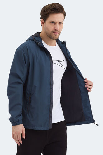 Slazenger OFANS Men's Coat & Jacket Petrol - Thumbnail