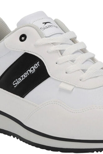 Slazenger OFFENSE Erkek Beyaz / Siyah Günlük Spor Ayakkabısı - Thumbnail