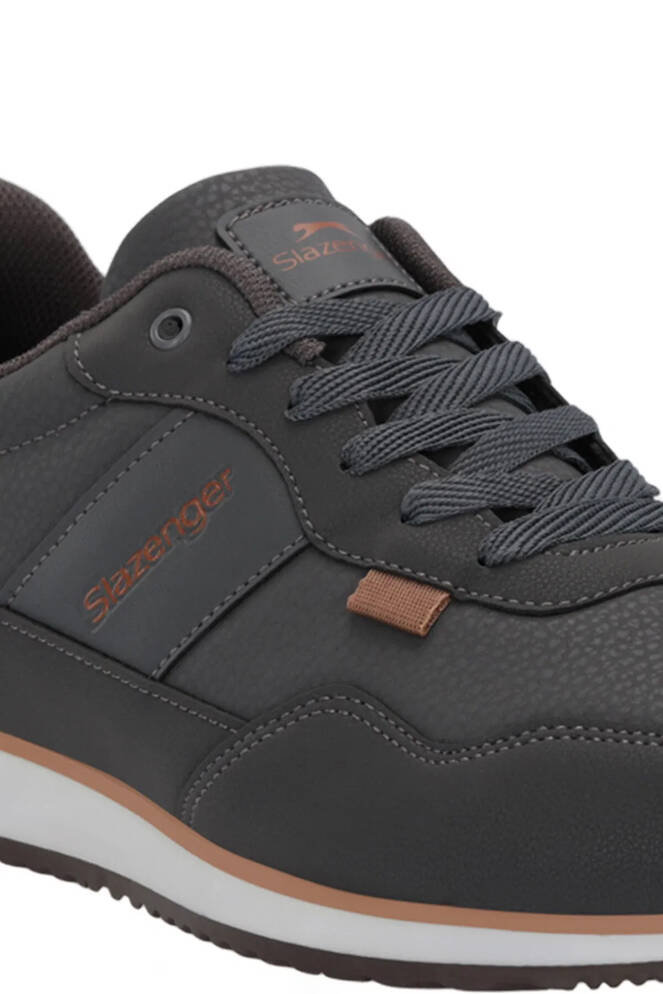 Slazenger OFFENSE Erkek Koyu Gri / Beyaz Günlük Spor Ayakkabısı
