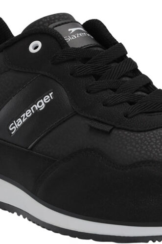 Slazenger OFFENSE Erkek Siyah / Beyaz Günlük Spor Ayakkabısı - Thumbnail