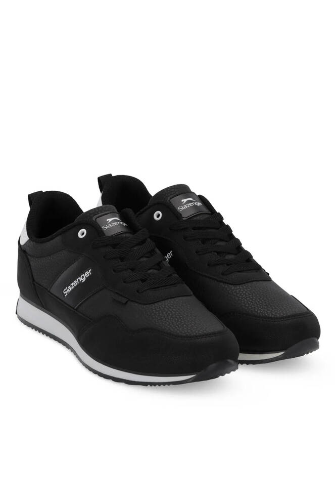 Slazenger OFFENSE Erkek Siyah / Beyaz Günlük Spor Ayakkabısı