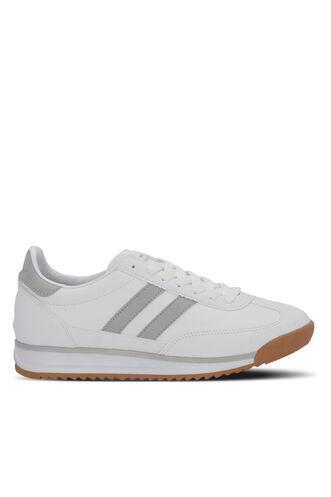 Slazenger OKLAHOMA Erkek Beyaz / Gri Günlük Spor Ayakkabısı - Thumbnail