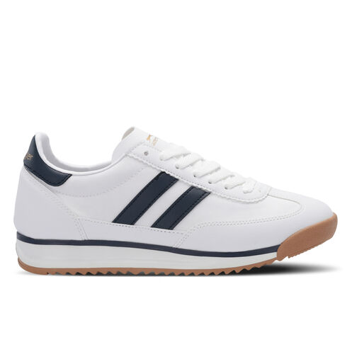 Slazenger - Slazenger OKLAHOMA Erkek Beyaz / Lacivert Günlük Spor Ayakkabısı