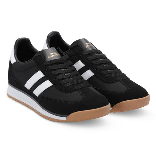 Slazenger OKLAHOMA Erkek Siyah / Beyaz Günlük Spor Ayakkabısı - Thumbnail