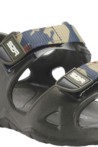 Slazenger OKRA Erkek Çocuk Terlik Haki - Thumbnail