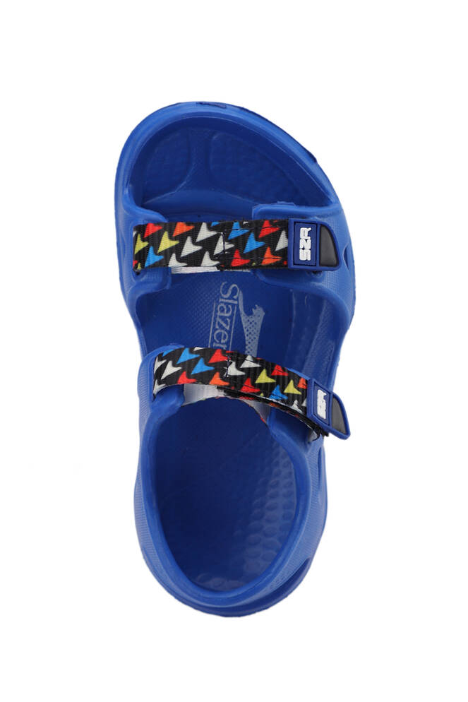 Slazenger OKRA Erkek Çocuk Cırt Cırtlı Saks Mavi Sandalet