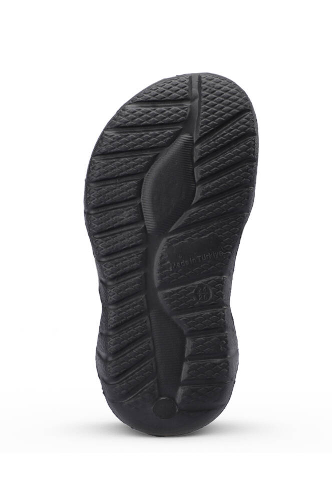 Slazenger OKRA Erkek Çocuk Cırt Cırtlı Siyah Sandalet