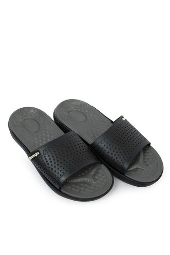 Slazenger OLEGRO Men's Slippers Black - Gray - Thumbnail