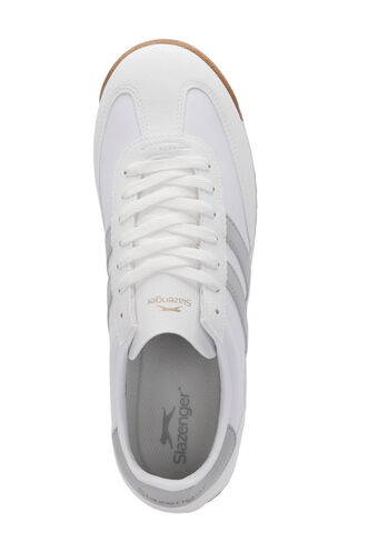 Slazenger OLEKS Erkek Beyaz / Gri Günlük Spor Ayakkabısı - Thumbnail