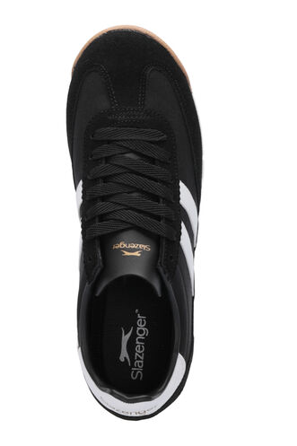 Slazenger OLEKS Kadın Siyah / Beyaz Günlük Spor Ayakkabısı - Thumbnail