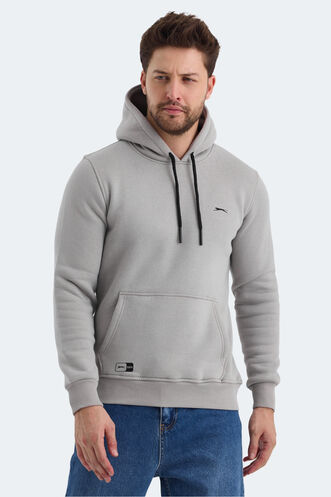 Slazenger OLTA Erkek Sweatshirt Taş Gri - Thumbnail