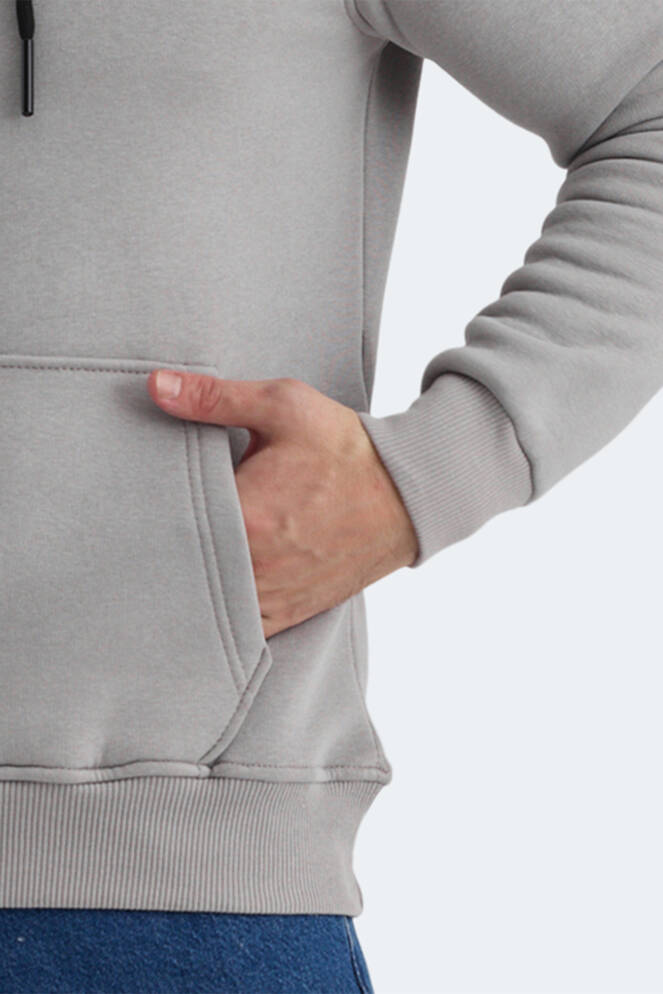 Slazenger OLTA Erkek Sweatshirt Taş Gri