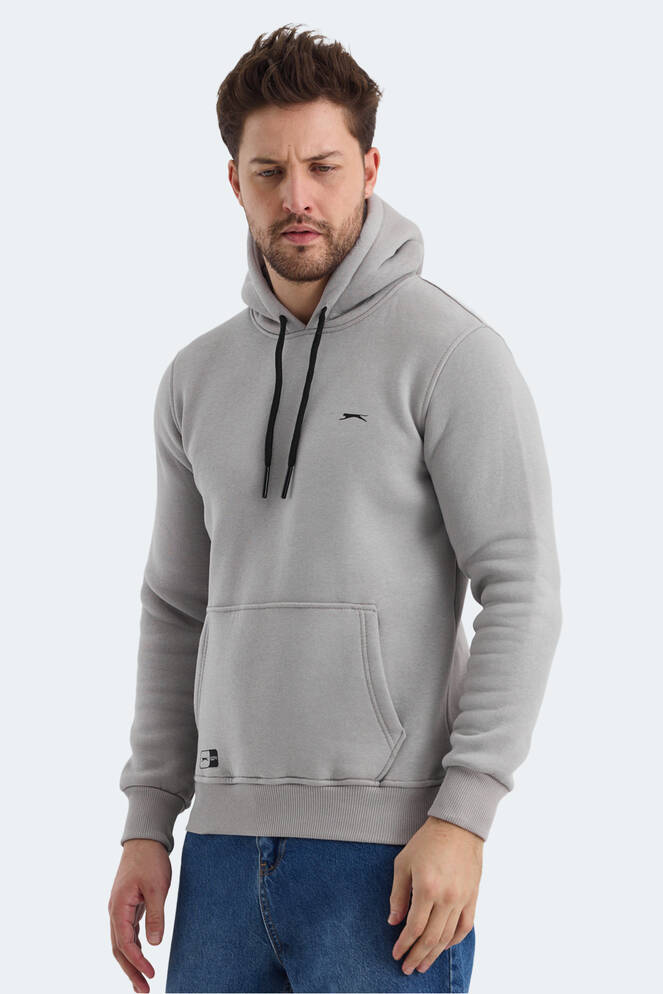 Slazenger OLTA Erkek Sweatshirt Taş Gri