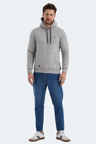 Slazenger OLTA Men's Sweatshirt Stone Gray - Thumbnail