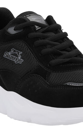 Slazenger OMAHA Kadın Sneaker Ayakkabı Siyah - Beyaz - Thumbnail