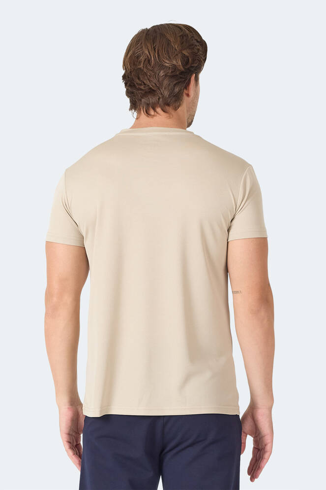 Slazenger OMAR KTN Erkek Ekru Tişört