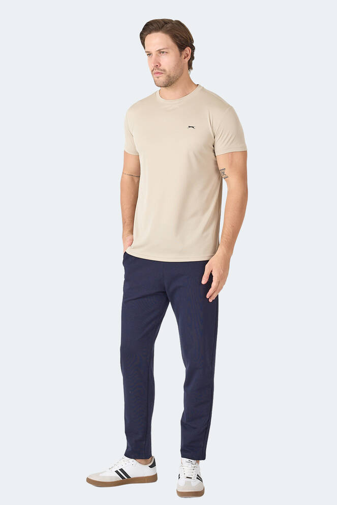 Slazenger OMAR KTN Erkek Ekru Tişört