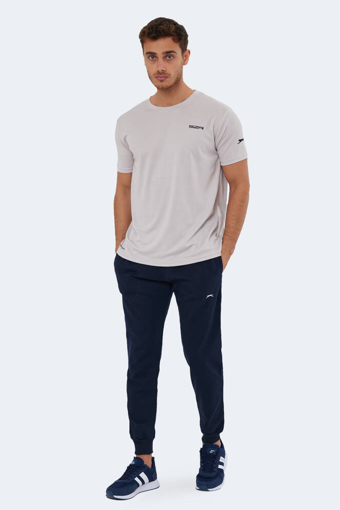 Slazenger OMAR KTN Erkek Tişört Bej