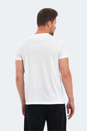 Slazenger OMAR KTN Erkek Tişört Beyaz - Thumbnail