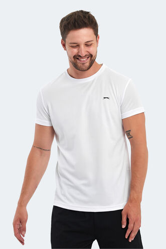 Slazenger OMAR KTN Erkek Tişört Beyaz - Thumbnail