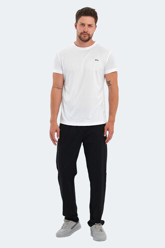 Slazenger OMAR KTN Erkek Tişört Beyaz - Thumbnail