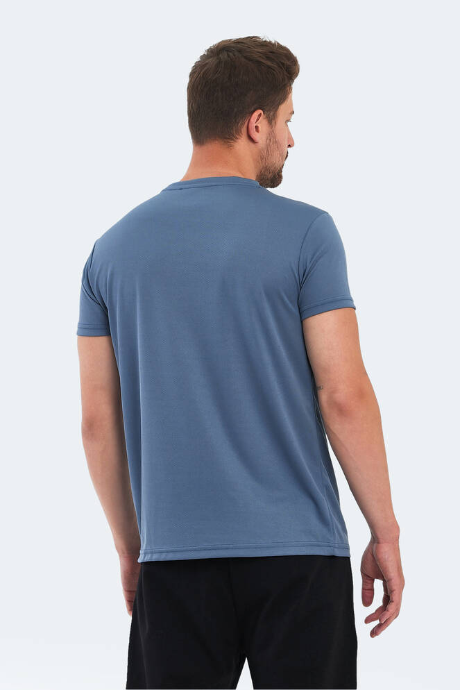 Slazenger OMAR KTN Erkek Tişört İndigo