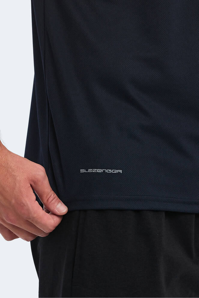 Slazenger OMAR KTN Erkek Tişört Lacivert