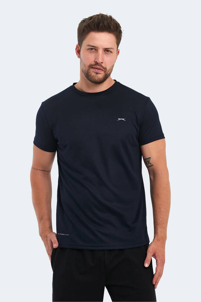 Slazenger OMAR KTN Erkek Tişört Lacivert