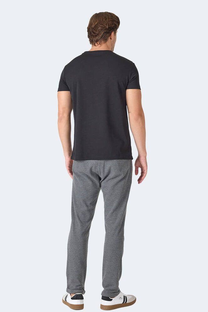 Slazenger OMAR KTN Erkek Tişört Siyah