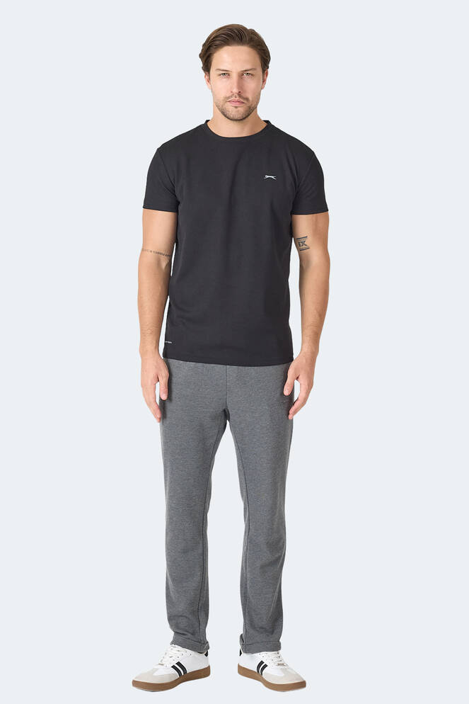 Slazenger OMAR KTN Erkek Tişört Siyah