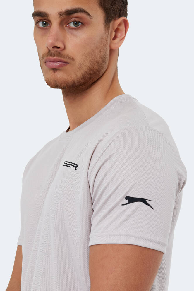 Slazenger OMAR KTN Men's T-Shirt Beige