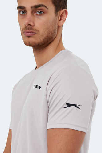 Slazenger OMAR KTN Men's T-Shirt Beige - Thumbnail
