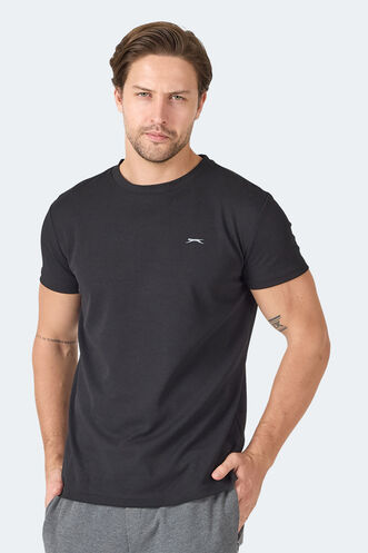 Slazenger - Slazenger OMAR KTN Men's T-Shirt Black