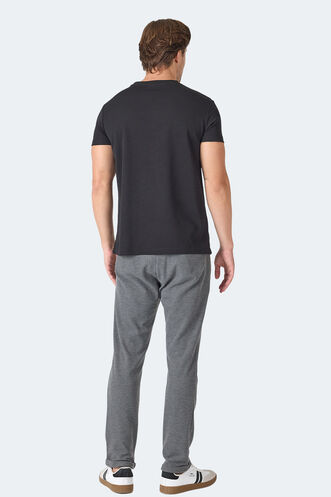 Slazenger OMAR KTN Men's T-Shirt Black - Thumbnail