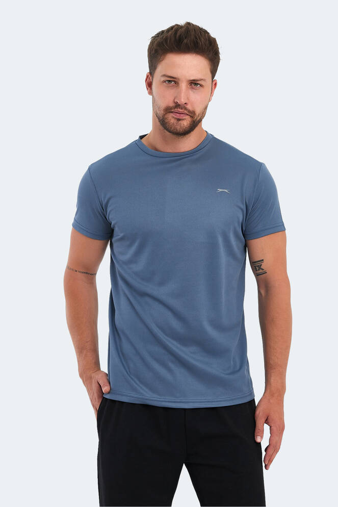 Slazenger OMAR KTN Men's T-Shirt Indigo