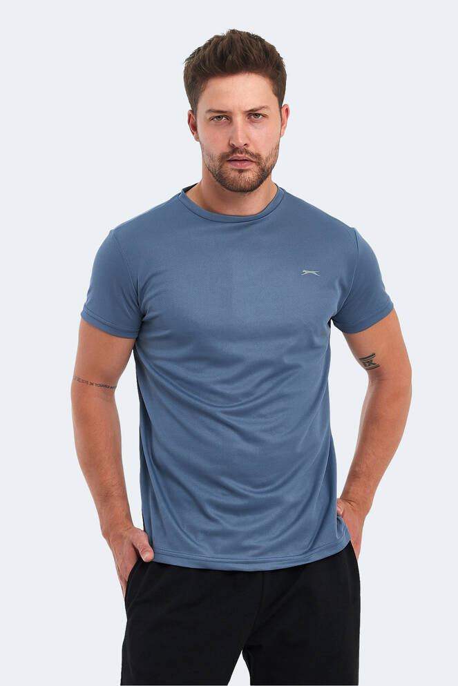 Slazenger OMAR KTN Men's T-Shirt Indigo