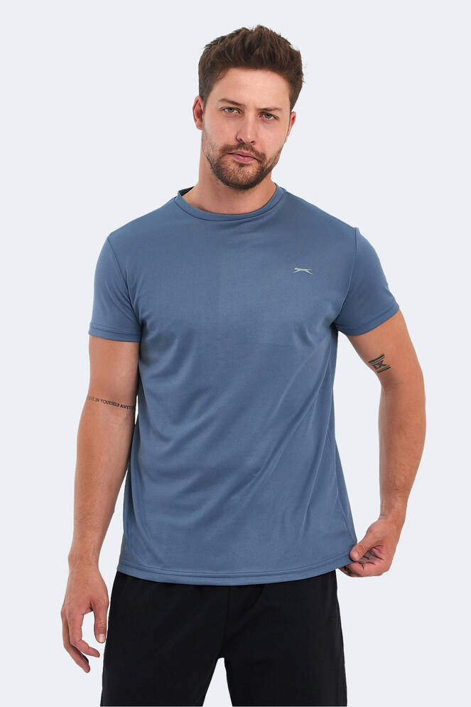 Slazenger OMAR KTN Men's T-Shirt Indigo