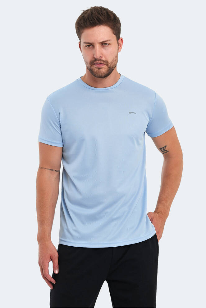 Slazenger OMAR KTN Men's T-Shirt Light Blue