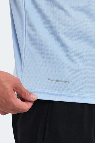 Slazenger OMAR KTN Men's T-Shirt Light Blue - Thumbnail