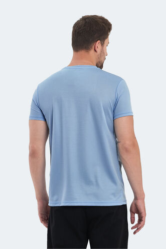 Slazenger OMAR KTN Men's T-Shirt Light Blue - Thumbnail