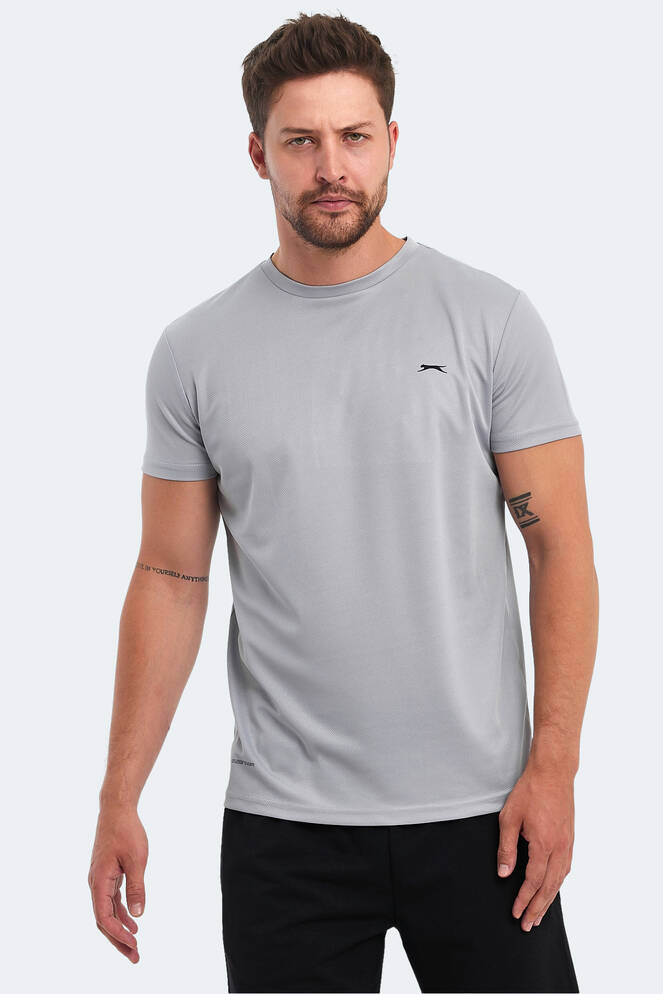 Slazenger OMAR KTN Men's T-Shirt Light Gray