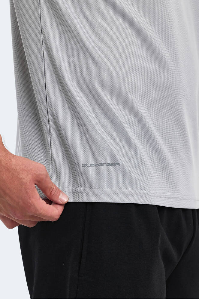 Slazenger OMAR KTN Men's T-Shirt Light Gray