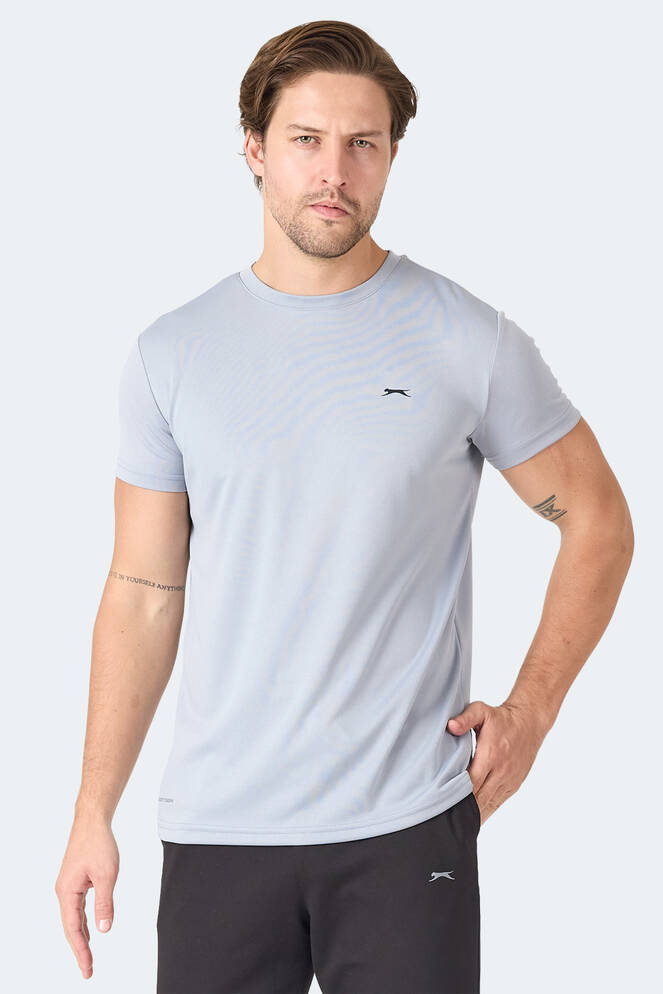 Slazenger OMAR KTN Men's T-Shirt Light Gray